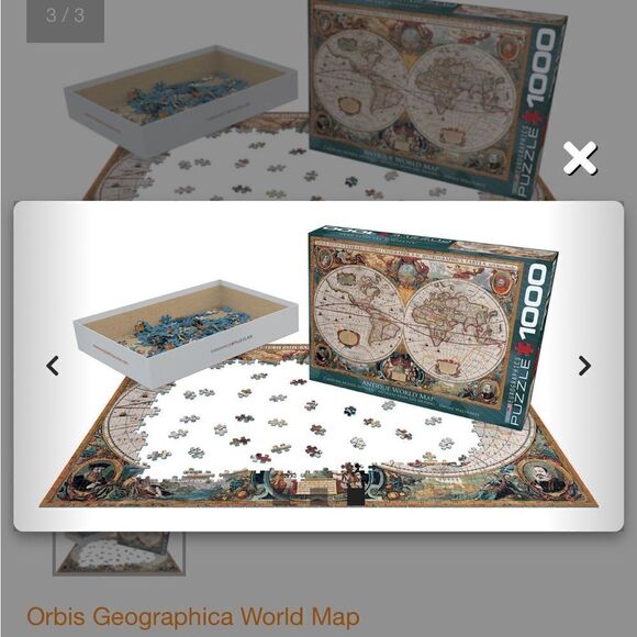 Jigsaw Puzzle Antique Map 1000 Piece - Picture 5 of 8